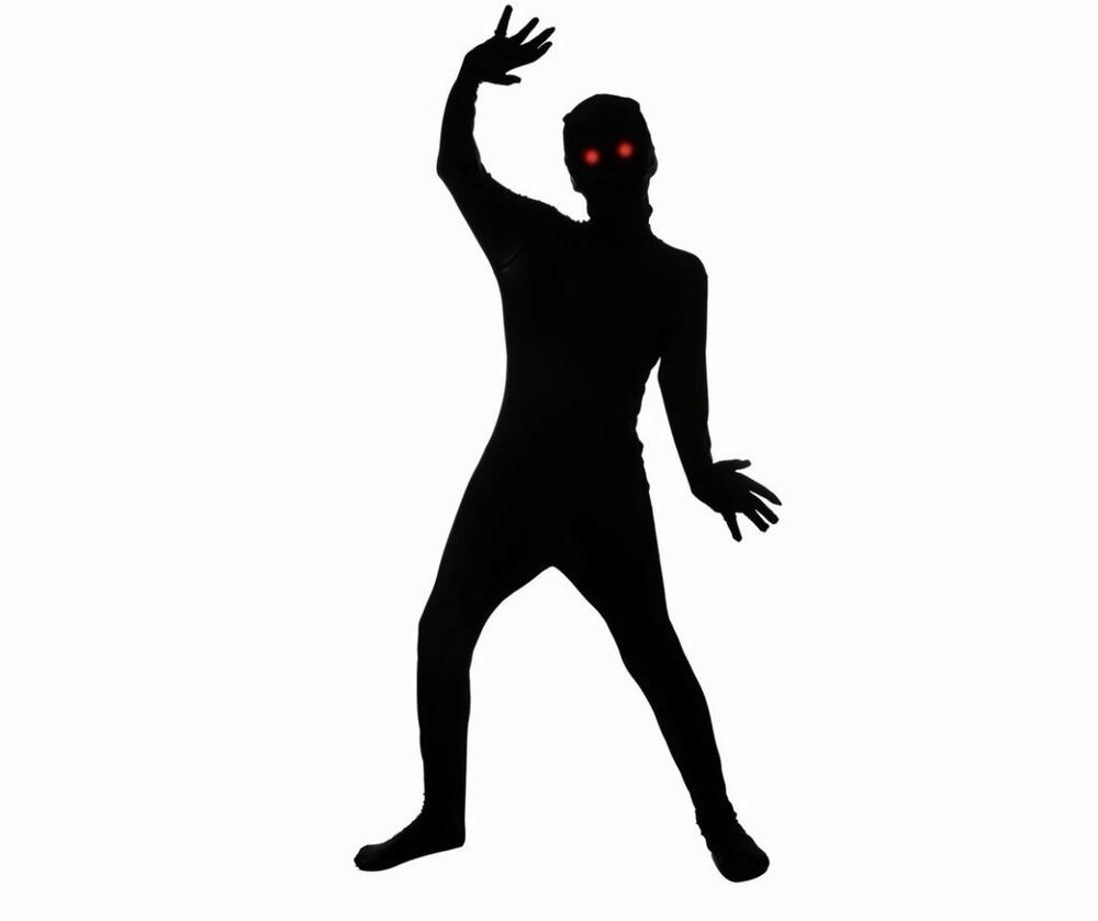 Spooktacular Fade Eye Shadow Demon costume Halloween,Costume Kids M